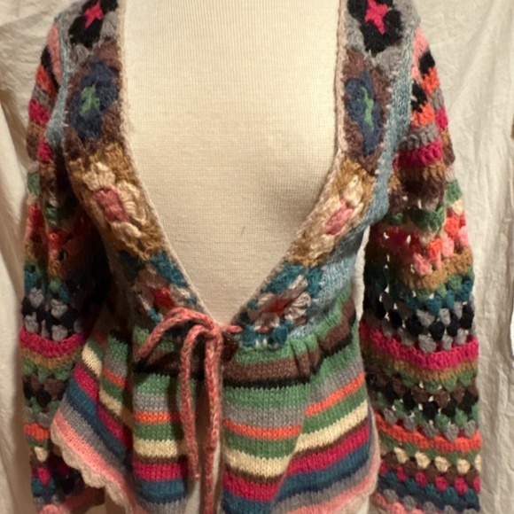 Boston Proper crochet sweater S - Picture 2 of 12